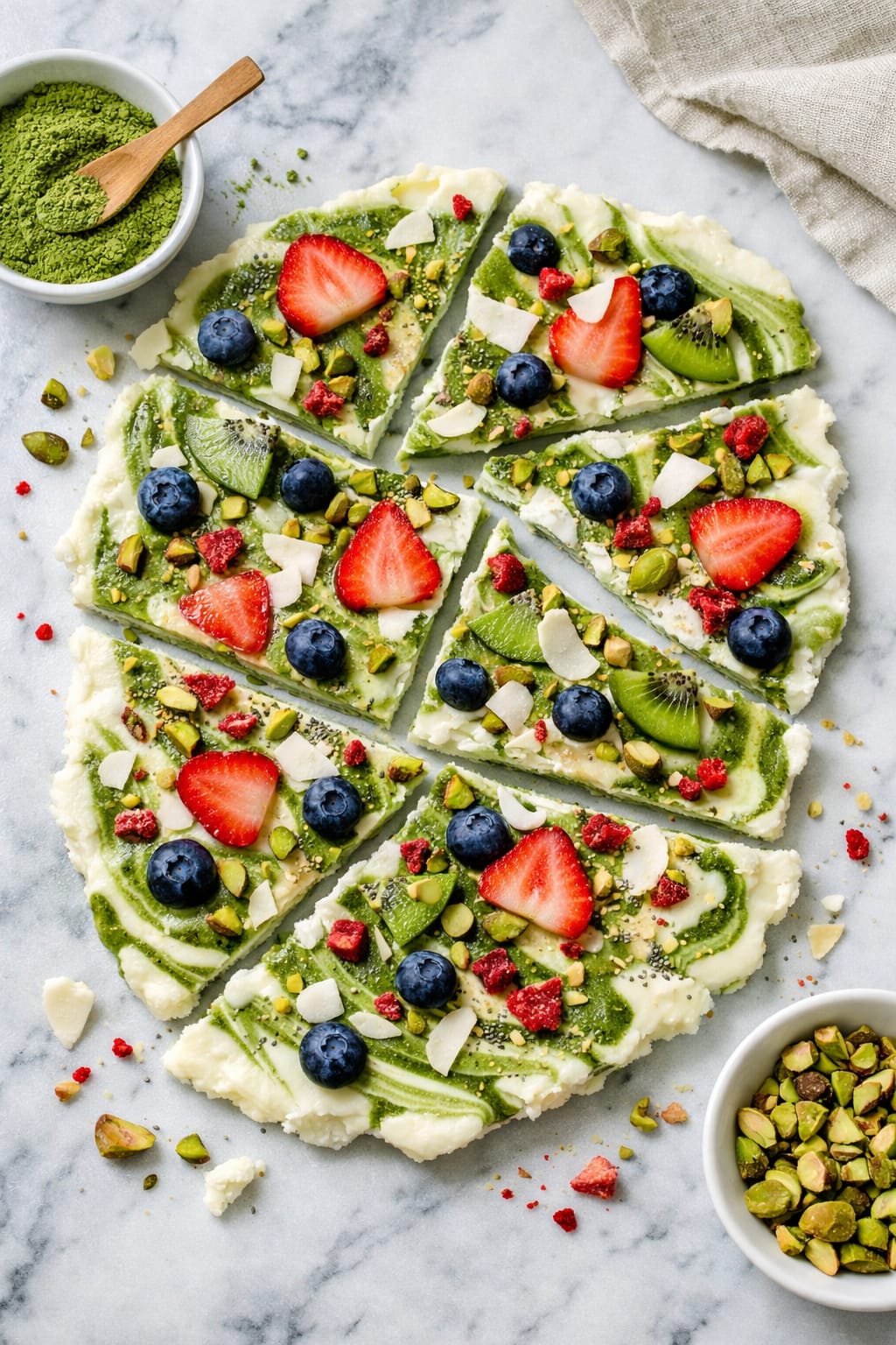 Matcha Cheesecake Bars