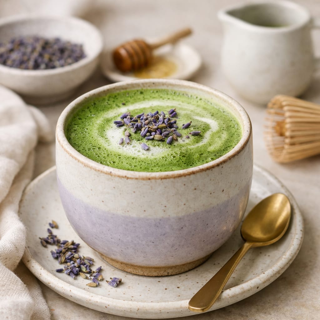 Seasonal matcha recipe