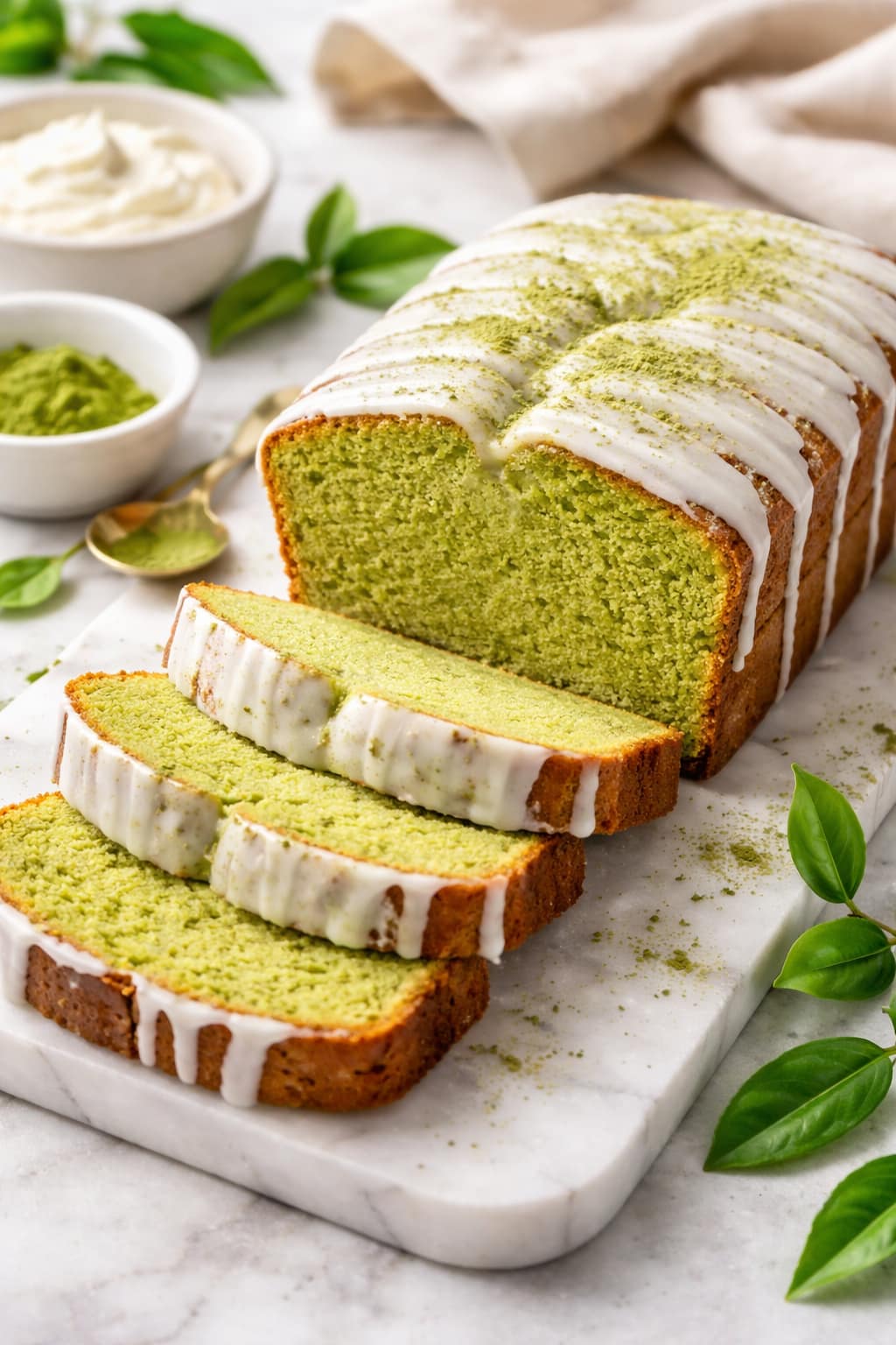 Matcha Cheesecake Bars