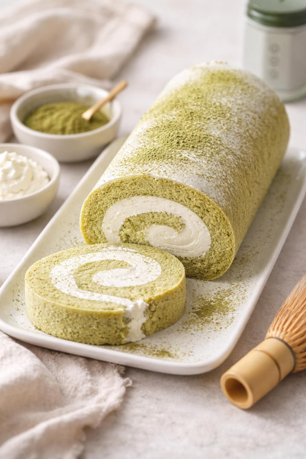 Matcha Swiss Roll